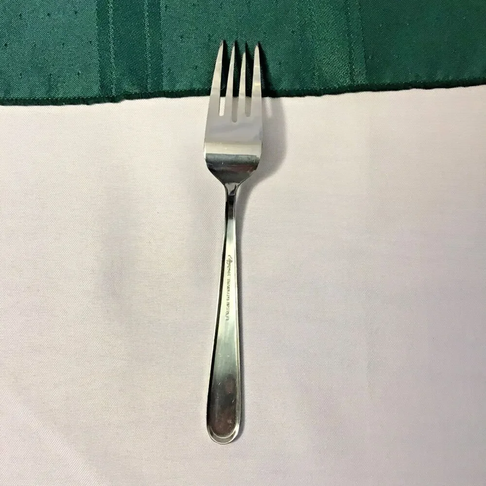 Stanley Roberts/Rogers Beaded Elegance Stainless Steel Dinner Fork (1)